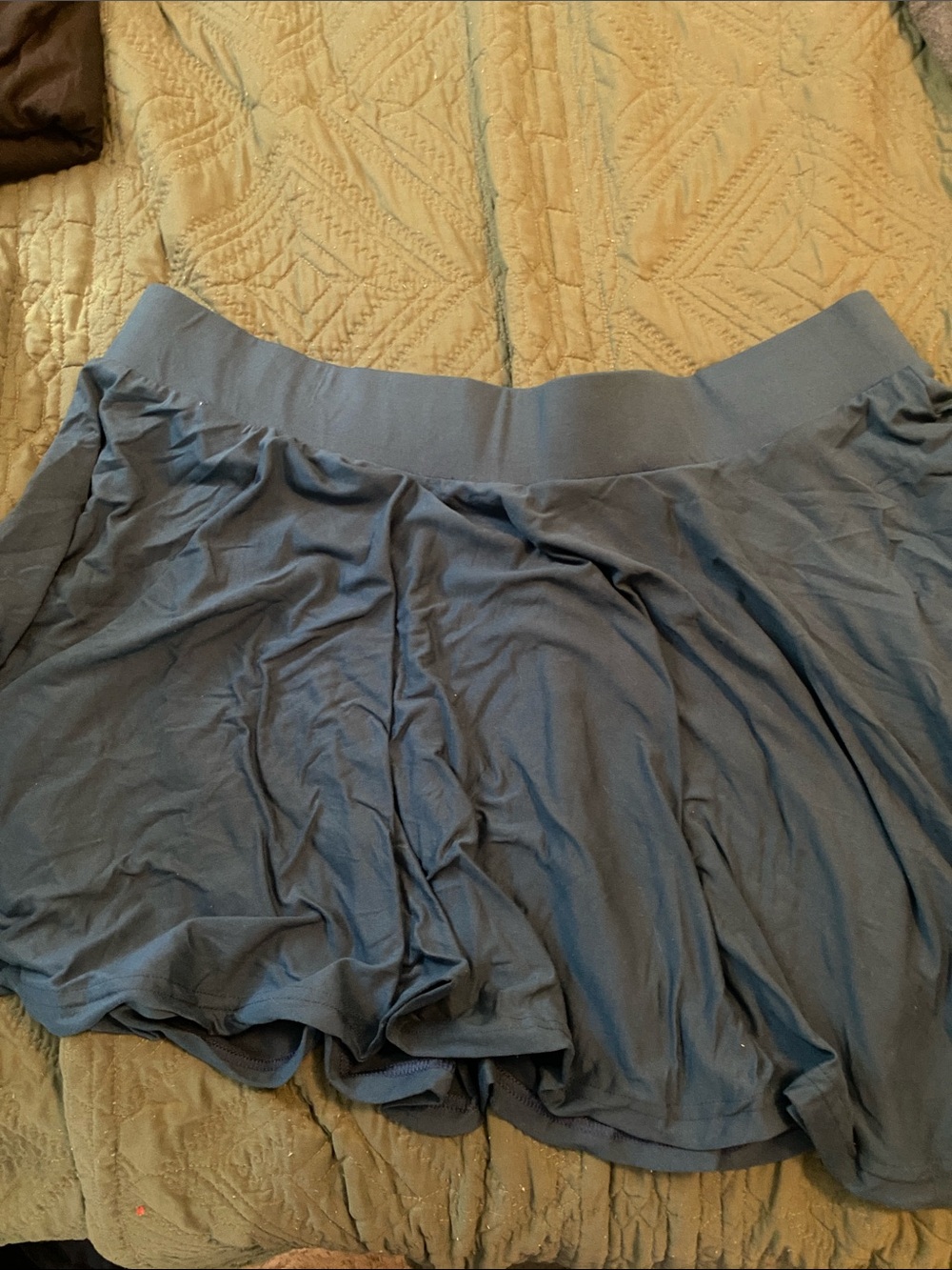 Amazon Women's Blue Flowy Circle Skirt
